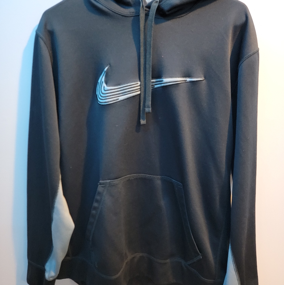 Mens large black nike hoodie